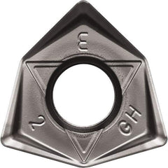 Kyocera - WNMU080608 GH Grade PR1525 Carbide Milling Insert - Megacoat Nano Finish, 6.65mm Thick, 0.8mm Corner Radius - USA Tool & Supply