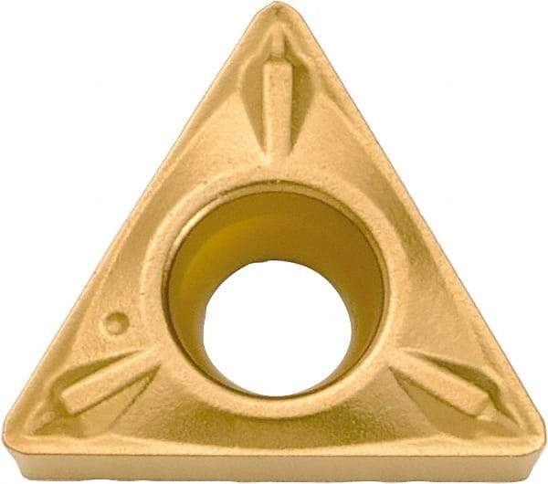 Kyocera - TCMX1.81.51 WP Grade CA515 Carbide Turning Insert - TiCN/Al2O3/TiN Finish, 60° Triangle, 7/32" Inscr Circle, 3/32" Thick, 1/64" Corner Radius - USA Tool & Supply