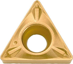 Kyocera - TCMX1.81.51 WP Grade CA515 Carbide Turning Insert - TiCN/Al2O3/TiN Finish, 60° Triangle, 7/32" Inscr Circle, 3/32" Thick, 1/64" Corner Radius - USA Tool & Supply