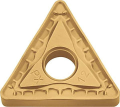 Kyocera - TNMM433 PX Grade CA525 Carbide Turning Insert - TiCN/Al2O3/TiN Finish, 60° Triangle, 1/2" Inscr Circle, 3/16" Thick, 3/64" Corner Radius - USA Tool & Supply