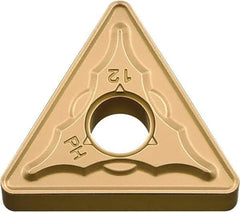Kyocera - TNMG332 PH Grade CA515 Carbide Turning Insert - TiCN/Al2O3/TiN Finish, 60° Triangle, 3/8" Inscr Circle, 3/16" Thick, 1/32" Corner Radius - USA Tool & Supply