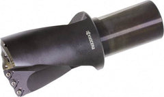 Kyocera - 4" Max Drill Depth, 4" Diam, Indexable Insert Drill - 6 Inserts, 2" Shank Diam, Whistle Notch Shank - USA Tool & Supply