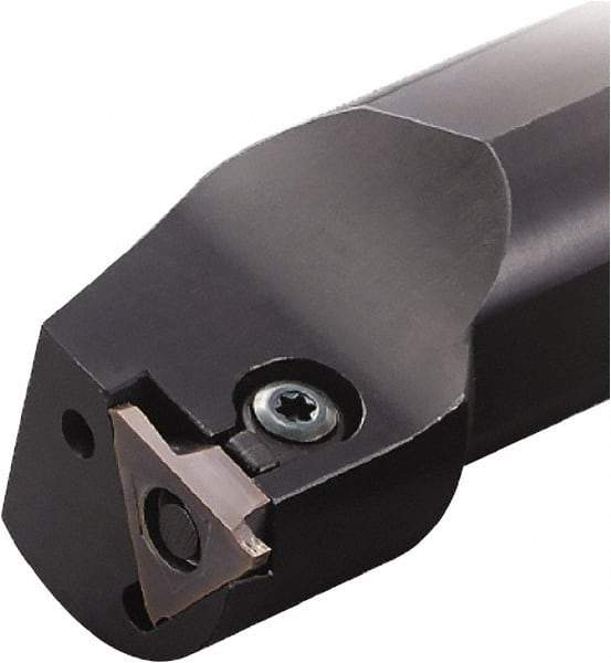 Kyocera - KIGBA, Internal, Left Hand, 3mm Max Depth of Cut, 0.02 to 0.19" Groove Width, Indexable Grooving Tool Holder - GBA43R/L.. Insert Compatibility, 30mm Shank Width, 250mm OAL - USA Tool & Supply