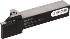 Kyocera - KGD, External, Right Hand, 25mm Max Depth of Cut, 5 to 6mm Groove Width, Indexable Grooving Tool Holder - Multiple Insert Compatibility, 25mm Shank Height, 25mm Shank Width, 150mm OAL - USA Tool & Supply