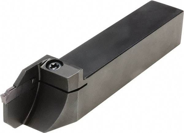 Kyocera - KGD, External, Left Hand, 30mm Max Depth of Cut, 3 to 3mm Groove Width, Indexable Grooving Tool Holder - Multiple Insert Compatibility, 12mm Shank Height, 12mm Shank Width, 120mm OAL - USA Tool & Supply