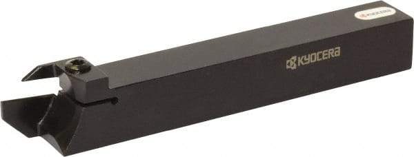 Kyocera - KGM, External, Right Hand, 16.002mm Max Depth of Cut, 2 to 3mm Groove Width, Indexable Grooving Tool Holder - Multiple Insert Compatibility, 12mm Shank Height, 12mm Shank Width, 120mm OAL - USA Tool & Supply