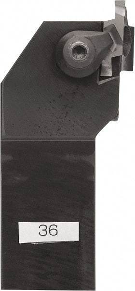 Kyocera - GFVS, External, Right Hand, 8.1026mm Max Depth of Cut, 2.4892 to 5.9944mm Groove Width, Indexable Grooving Tool Holder - GVF... C Insert Compatibility, 25mm Shank Height, 25mm Shank Width, 150mm OAL - USA Tool & Supply