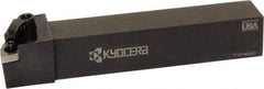 Kyocera - MVVN, Neutral Cut, 72.50° Lead Angle, 1" Shank Height x 1" Shank Width, Negative Rake Indexable Turning Toolholder - 6" OAL, VN.. 33 Insert Compatibility, Series MVVN - USA Tool & Supply