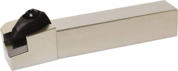 Kyocera - DCLN, Right Hand Cut, 95° Lead Angle, 25mm Shank Height x 25mm Shank Width, Negative Rake Indexable Turning Toolholder - 150mm OAL, CN.. 43.. Insert Compatibility, Series DCLN - USA Tool & Supply