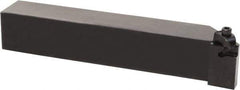 Kyocera - KKC, External, Right Hand, 0.138" Max Depth of Cut, 0.031 to 1/4" Groove Width, Indexable Grooving Tool Holder - KC.. 20.., KC.. 21.., KC.. 30.., KC.. 31.., KC.. 41.., KC.. 42.. Insert Compatibility, 3/8" Shank Height, 3/8" Shank Width, 5" OAL - USA Tool & Supply