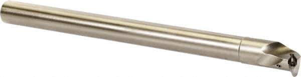 Kyocera - 1.34" Min Bore Diam, 12" OAL, 1" Shank Diam, A-SVUC(B)-AE Indexable Boring Bar - 1.583" Max Bore Depth, VBGT 33.., VBGW 33.., VBMT 33.., VCGT 33.., VCGW 33.., VCMT 33.. Insert, Screw Holding Method - USA Tool & Supply