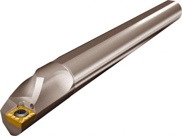 Kyocera - 12mm Min Bore Diam, 140mm OAL, 10mm Shank Diam, A/S-SCLC-AE Indexable Boring Bar - 20mm Max Bore Depth, CCGT 215.., CCGW 215.., CCMT 215.., CCMW 215.. Insert, Screw Holding Method - USA Tool & Supply