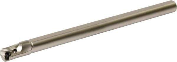 Kyocera - 0.392" Min Bore Diam, 5" OAL, 0.312" Shank Diam, A/S-STLB(P)-AE Indexable Boring Bar - 0.63" Max Bore Depth, TPGB 1815.., TPGH 1815.., TPMH 1815.., TPMT 1815.. Insert, Screw Holding Method - USA Tool & Supply