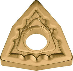 Kyocera - WNMG432 TK Grade CA6525 Carbide Turning Insert - TiCN/Al2O3/TiN Finish, 80° Trigon, 1/2" Inscr Circle, 3/16" Thick, 1/32" Corner Radius - USA Tool & Supply