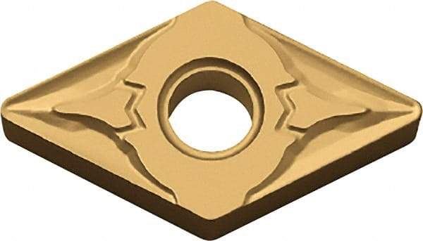 Kyocera - DNMG443 GT Grade CA515 Carbide Turning Insert - TiCN/Al2O3/TiN Finish, 55° Diamond, 1/2" Inscr Circle, 1/4" Thick, 3/64" Corner Radius - USA Tool & Supply