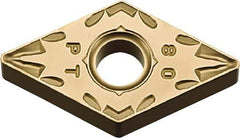 Kyocera - DNMG433 PT Grade CA525 Carbide Turning Insert - TiCN/Al2O3/TiN Finish, 55° Diamond, 1/2" Inscr Circle, 3/16" Thick, 3/64" Corner Radius - USA Tool & Supply