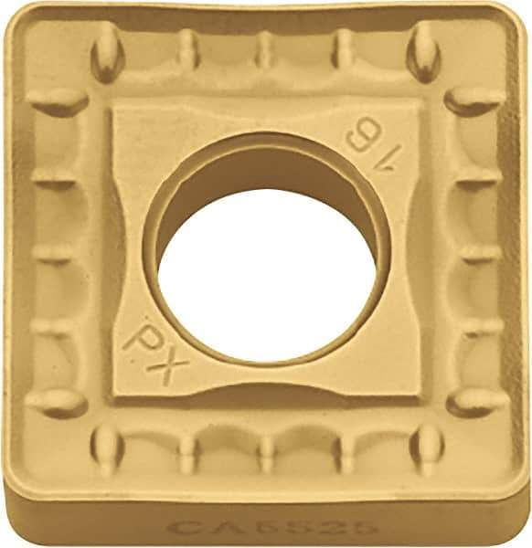Kyocera - SNMM643 PX Grade CA530 Carbide Turning Insert - TiCN/Al2O3/TiN Finish, 90° Square, 3/4" Inscr Circle, 1/4" Thick, 3/64" Corner Radius - USA Tool & Supply