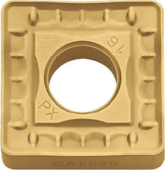 Kyocera - SNMM643 PX Grade CA530 Carbide Turning Insert - TiCN/Al2O3/TiN Finish, 90° Square, 3/4" Inscr Circle, 1/4" Thick, 3/64" Corner Radius - USA Tool & Supply