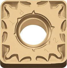 Kyocera - SNMG433 PT Grade CA6525 Carbide Turning Insert - TiCN/Al2O3/TiN Finish, 90° Square, 1/2" Inscr Circle, 3/16" Thick, 3/64" Corner Radius - USA Tool & Supply