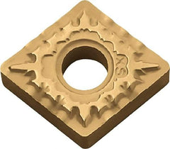 Kyocera - CNMG432 XS Grade PV720 Cermet Turning Insert - TiCN (Megacoat Nano) Finish, 80° Diamond, 1/2" Inscr Circle, 3/16" Thick, 1/32" Corner Radius - USA Tool & Supply