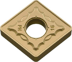 Kyocera - CNMG542 PH Grade CA530 Carbide Turning Insert - TiCN/Al2O3/TiN Finish, 80° Diamond, 5/8" Inscr Circle, 1/4" Thick, 1/32" Corner Radius - USA Tool & Supply