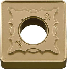 Kyocera - SNMG433 PH Grade CA515 Carbide Turning Insert - TiCN/Al2O3/TiN Finish, 90° Square, 1/2" Inscr Circle, 3/16" Thick, 3/64" Corner Radius - USA Tool & Supply