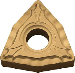 Kyocera - WNMG431 XP Grade CA525 Carbide Turning Insert - TiCN/Al2O3/TiN Finish, 80° Trigon, 1/2" Inscr Circle, 3/16" Thick, 1/64" Corner Radius - USA Tool & Supply