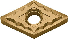 Kyocera - DNMG432 TK Grade CA6515 Carbide Turning Insert - TiCN/Al2O3/TiN Finish, 55° Diamond, 1/2" Inscr Circle, 3/16" Thick, 1/32" Corner Radius - USA Tool & Supply