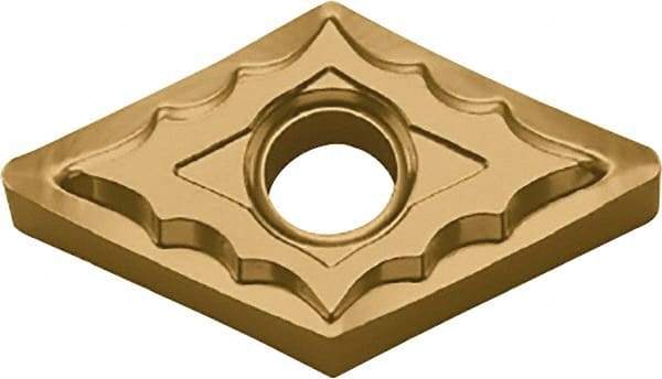 Kyocera - DNMG431 TK Grade CA6515 Carbide Turning Insert - TiCN/Al2O3/TiN Finish, 55° Diamond, 1/2" Inscr Circle, 3/16" Thick, 1/64" Corner Radius - USA Tool & Supply