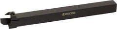 Kyocera - KGM, External, Left Hand, 9mm Max Depth of Cut, 3 to 4mm Groove Width, Indexable Grooving Tool Holder - Multiple Insert Compatibility, 20mm Shank Height, 20mm Shank Width, 125mm OAL - USA Tool & Supply