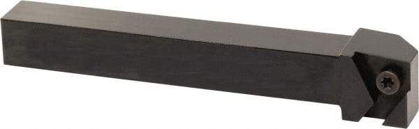 Kyocera - KTGF, External, Right Hand, 2.5mm Max Depth of Cut, 0.33 to 2.5mm Groove Width, Indexable Grooving Tool Holder - TGF32.. Insert Compatibility, 12mm Shank Height, 12mm Shank Width, 85mm OAL - USA Tool & Supply