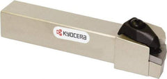 Kyocera - DWLN, Left Hand Cut, 95° Lead Angle, 3/4" Shank Height x 3/4" Shank Width, Negative Rake Indexable Turning Toolholder - 4-1/2" OAL, WN.. 33.. Insert Compatibility, Series DWLN - USA Tool & Supply