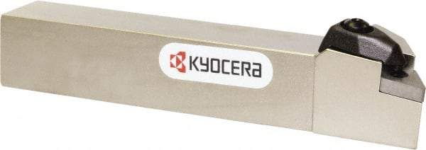 Kyocera - DDJN, Left Hand Cut, 93° Lead Angle, 3/4" Shank Height x 3/4" Shank Width, Negative Rake Indexable Turning Toolholder - 4-1/2" OAL, DN.. 43.. Insert Compatibility, Series DDJN - USA Tool & Supply