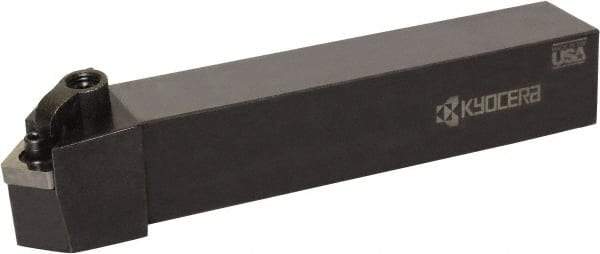 Kyocera - MSSN, Right Hand Cut, 45° Lead Angle, 1" Shank Height x 1" Shank Width, Negative Rake Indexable Turning Toolholder - 6" OAL, SN.. 43.., SNG 43.., SNM 43.., SNU 43.. Insert Compatibility, Series MSSN - USA Tool & Supply