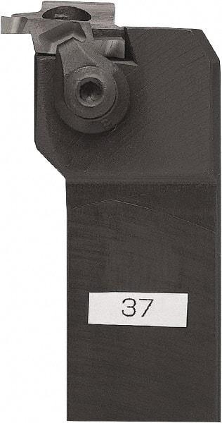 Kyocera - GFVT, External, Right Hand, 4.5974mm Max Depth of Cut, 2.4892 to 5.9944mm Groove Width, Indexable Grooving Tool Holder - GVF... B, GVF... BR Insert Compatibility, 20mm Shank Height, 20mm Shank Width, 125mm OAL - USA Tool & Supply