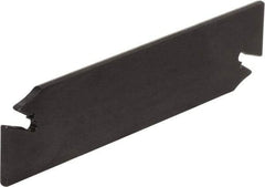 Kyocera - 1.2598" Blade Height, 0.0945" Blade Width, 5.9055" OAL, Neutral Cut, Double End Indexable Cut-Off Blade - KTKB Blade, KTB-SS Series - USA Tool & Supply