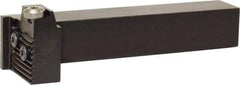 Kyocera - KGDS, External, Right Hand, 10mm Max Depth of Cut, 3mm Max Groove Width, Indexable Grooving Tool Holder - Multiple Insert Compatibility, 20mm Shank Height, 20mm Shank Width, 125mm OAL - USA Tool & Supply