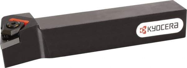 Kyocera - WTKN, Right Hand Cut, 75° Lead Angle, 25mm Shank Height x 25mm Shank Width, Negative Rake Indexable Turning Toolholder - 150mm OAL, TN.. 33.. Insert Compatibility, Series WTKN - USA Tool & Supply