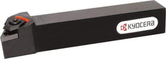 Kyocera - WTJN, Right Hand Cut, 93° Lead Angle, 25mm Shank Height x 25mm Shank Width, Negative Rake Indexable Turning Toolholder - 150mm OAL, TN.. 33.. Insert Compatibility, Series WTJN - USA Tool & Supply