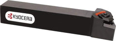 Kyocera - WTJN, Left Hand Cut, 93° Lead Angle, 20mm Shank Height x 20mm Shank Width, Negative Rake Indexable Turning Toolholder - 125mm OAL, TN.. 33.. Insert Compatibility, Series WTJN - USA Tool & Supply