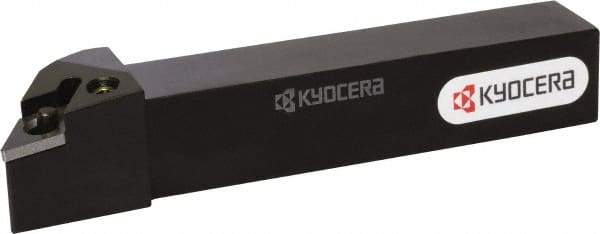 Kyocera - PDJN, Left Hand Cut, 93° Lead Angle, 20mm Shank Height x 20mm Shank Width, Negative Rake Indexable Turning Toolholder - 125mm OAL, DN.. 43.. Insert Compatibility, Series PDJN - USA Tool & Supply