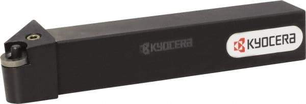 Kyocera - PRGN, Left Hand Cut, 90° Lead Angle, 20mm Shank Height x 20mm Shank Width, Negative Rake Indexable Turning Toolholder - 125mm OAL, RN.. 32.. Insert Compatibility, Series PRGN - USA Tool & Supply