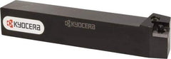 Kyocera - PSBN, Left Hand Cut, 75° Lead Angle, 25mm Shank Height x 25mm Shank Width, Negative Rake Indexable Turning Toolholder - 150mm OAL, SN.. 43.. Insert Compatibility, Series PSBN - USA Tool & Supply