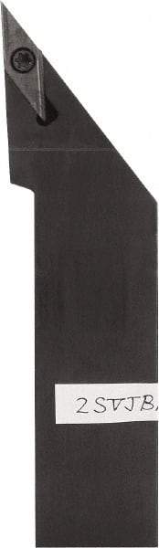 Kyocera - SVJB, Right Hand Cut, 93° Lead Angle, 20mm Shank Height x 20mm Shank Width, Neutral Rake Indexable Turning Toolholder - 125mm OAL, VB.. 33.., VC.. 33.. Insert Compatibility, Series SVJB - USA Tool & Supply