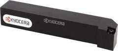 Kyocera - SCLC, Left Hand Cut, 95° Lead Angle, 1/2" Shank Height x 1/2" Shank Width, Neutral Rake Indexable Turning Toolholder - 4" OAL, CC.. Insert Compatibility, Series SCLC - USA Tool & Supply