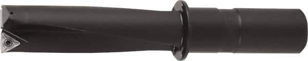 Kyocera - 1.63" Max Drill Depth, 5/8" Diam, Indexable Insert Drill - 2 Inserts, 1/2" Shank Diam, Whistle Notch Shank - USA Tool & Supply