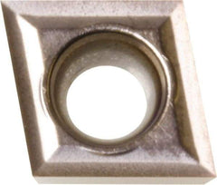 Kyocera - CCGT32.50.2 Grade PR1225 Carbide Turning Insert - Megacoat Finish, 80° Diamond, 3/8" Inscr Circle, 5/32" Thick, 0.004" Corner Radius - USA Tool & Supply