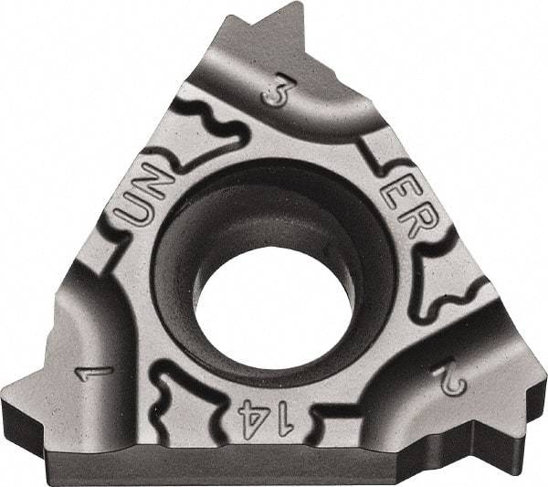 Kyocera - 16ER External Right Hand 8 UN Laydown Threading Insert - Grade PR1115, TiAlN Coated Carbide, 9.53mm Inscribed Circle - USA Tool & Supply