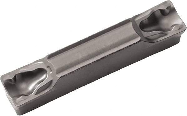 Kyocera - 6020GDFM GH Grade PR1215, 6mm Cutting Width Carbide Grooving Insert - Neutral, 0.8mm Corner Radius, Megacoat Finish - USA Tool & Supply