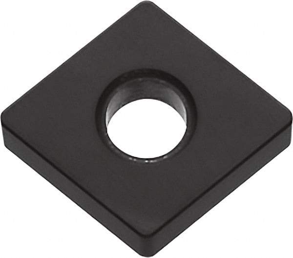 Kyocera - CNMA432 Grade A66N Ceramic Turning Insert - TiN Finish, 80° Diamond, 1/2" Inscr Circle, 3/16" Thick, 1/32" Corner Radius - USA Tool & Supply